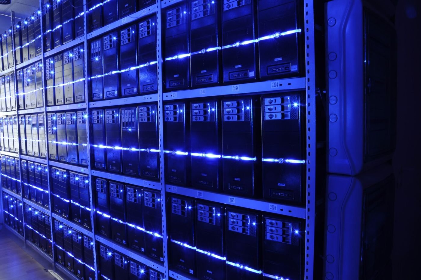 A data centre: where today’s applications run.
